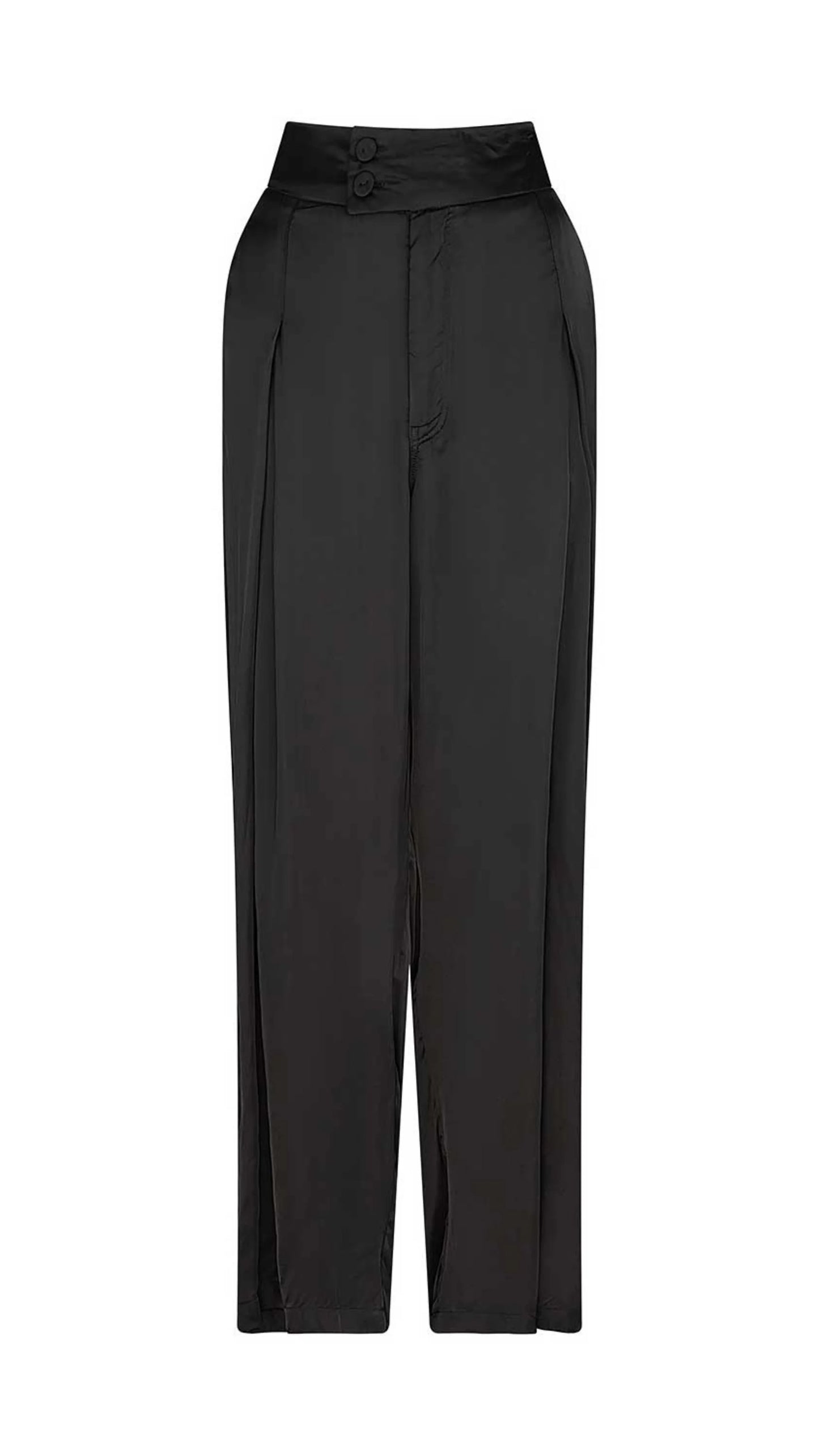 Sarita Satin Pants detail