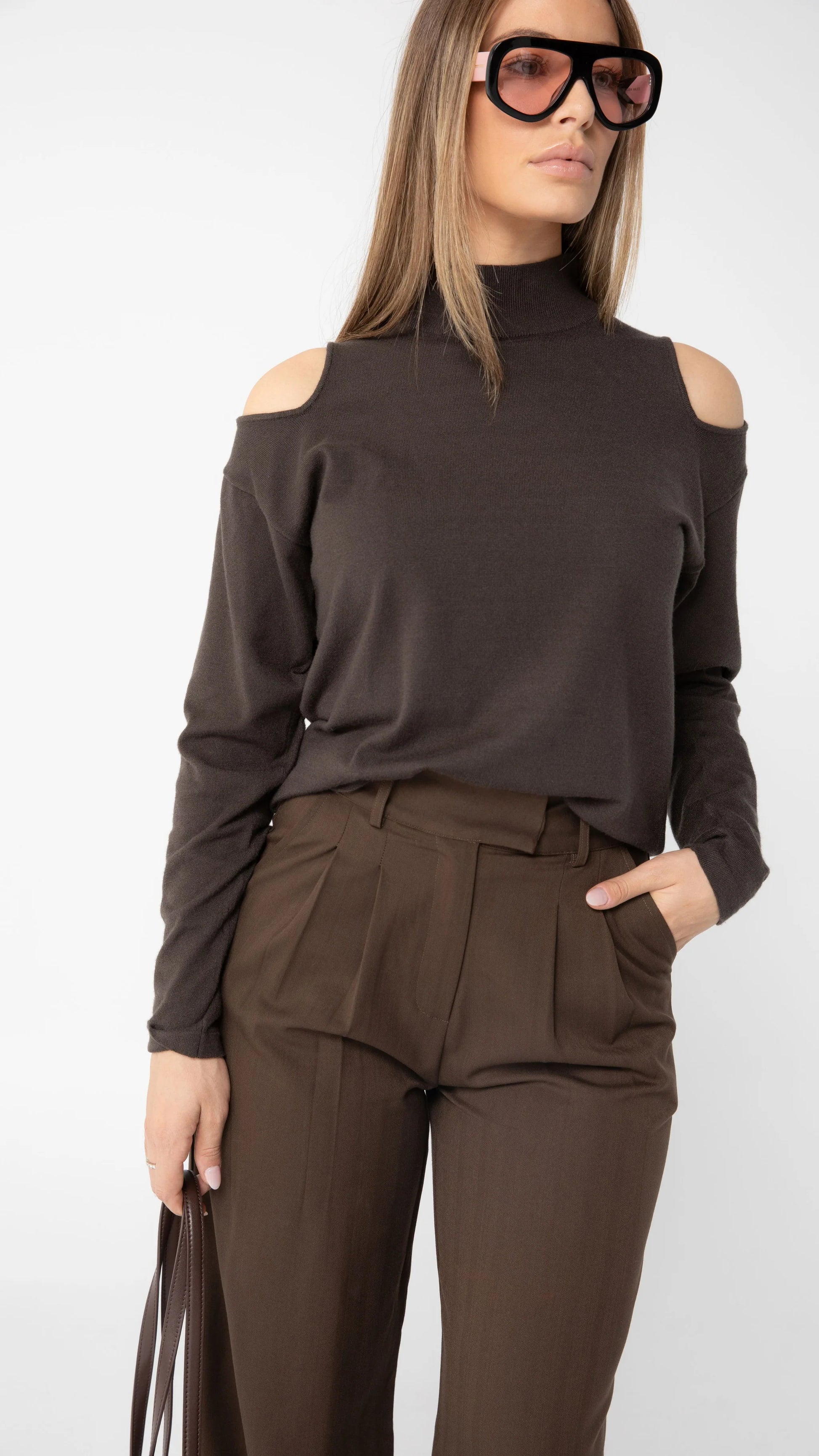 The Gap Soft Knit in Chocolate - alternate view