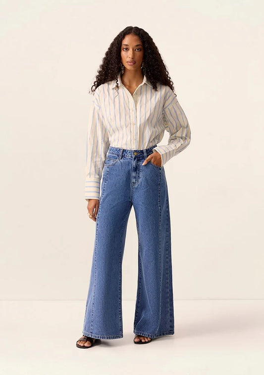 Elma denim wide leg pants