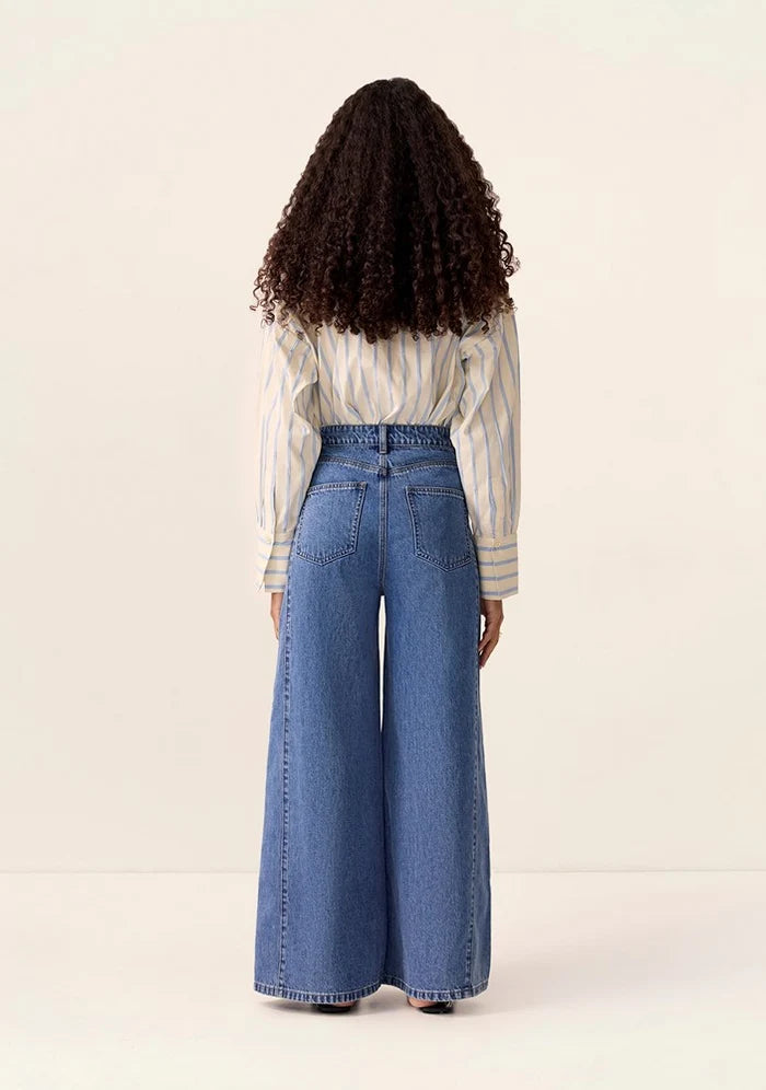 Elma denim wide leg pants