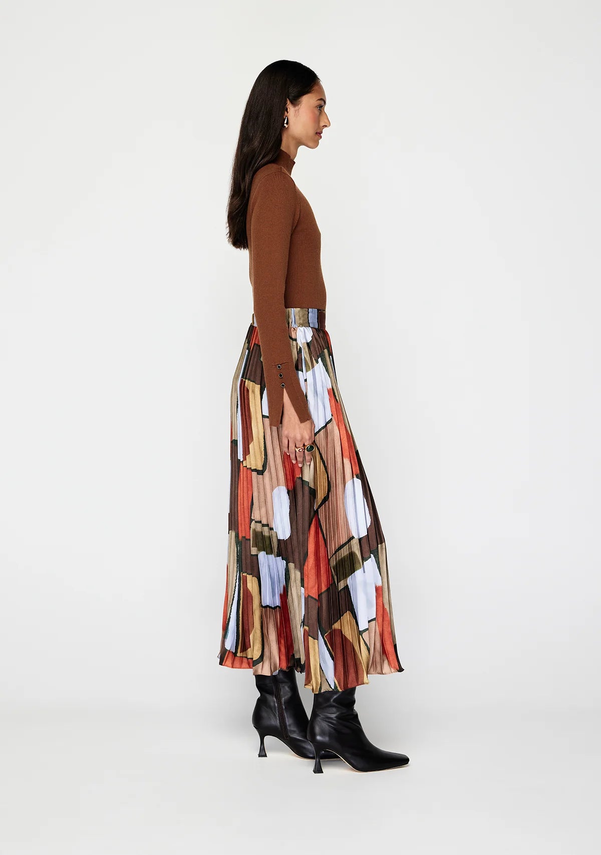 Koa Pleated Skirt - detail