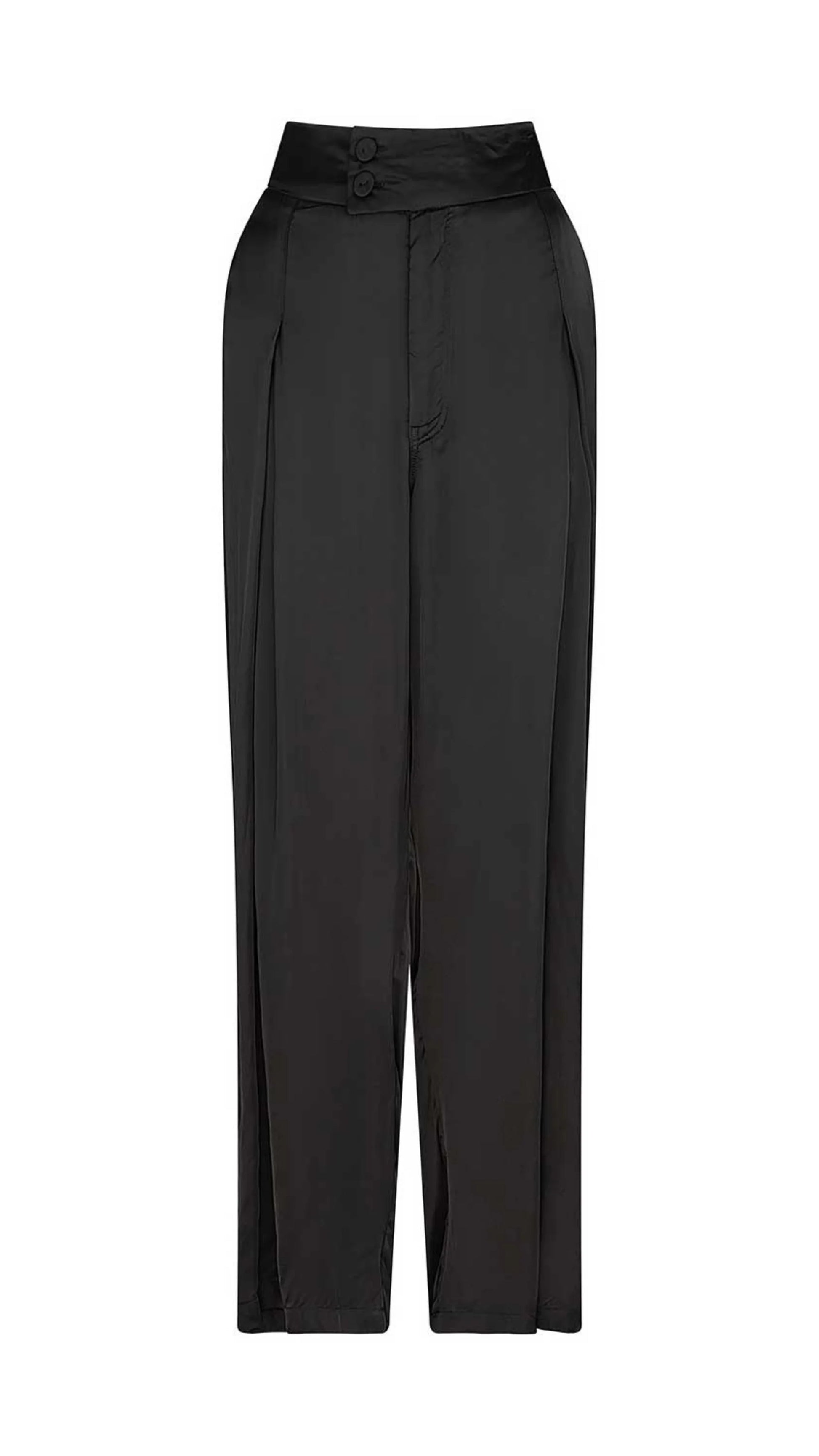 Sarita Satin Pants detail